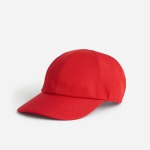 Madewell Canvas Baseball Hat Bandana Red